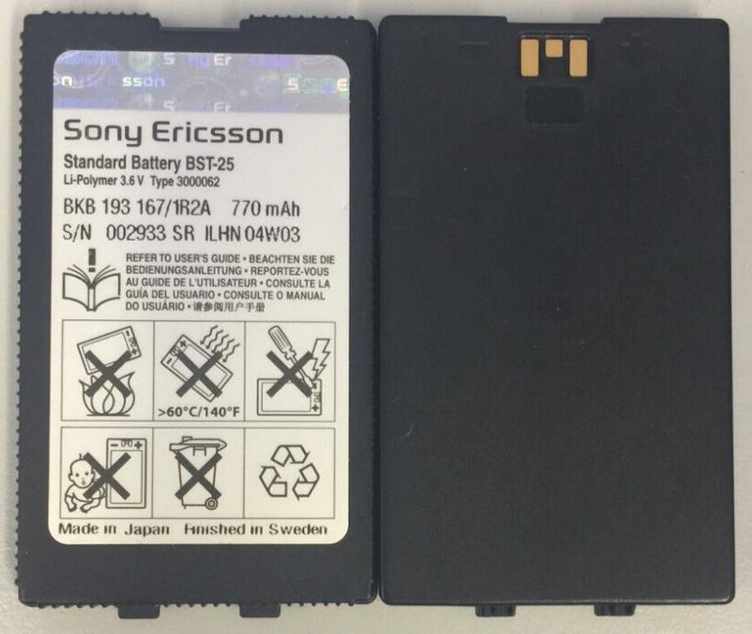 Original Battery SONY BST-25 SONY ERICSSON * T610 T630 T608 T616 T606 T618 T628