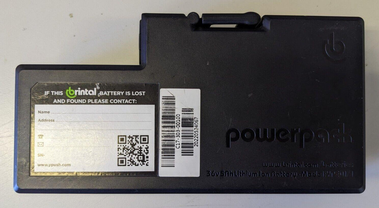 Brintal YPush Wheelchair Powerpack Battery YPE01/1  / 36V / 5Ah