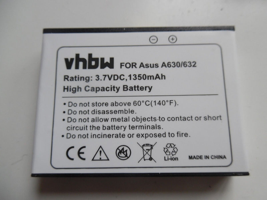 For Asus A630 A632 battery by VHBW 1350mAh