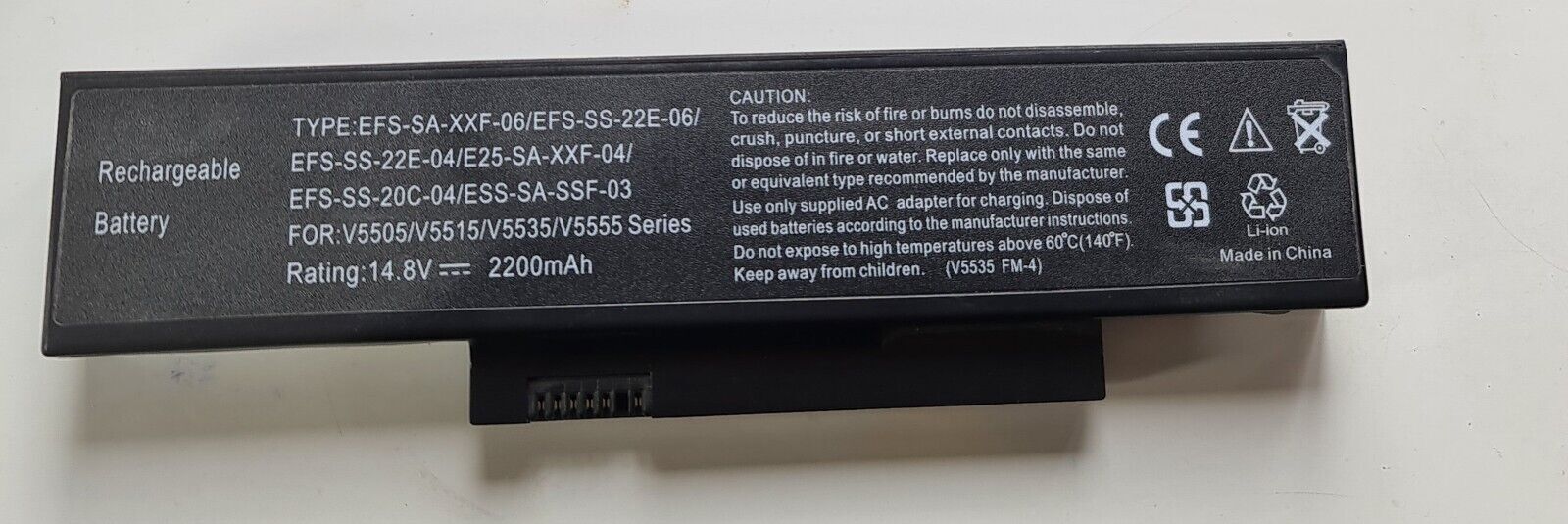 vhbw Battery Replacement for Fujitsu-Siemens FOX-EFS-SA-XXF-06