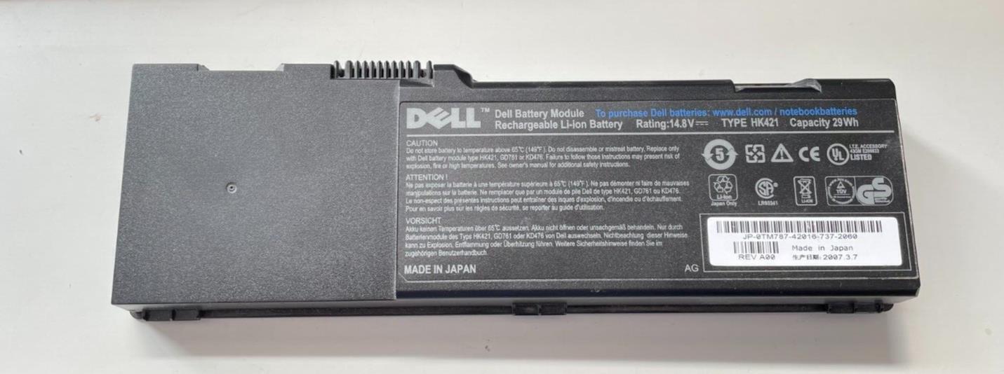 Original Battery Dell GD761 HK421 RD850 85Wh Genuine