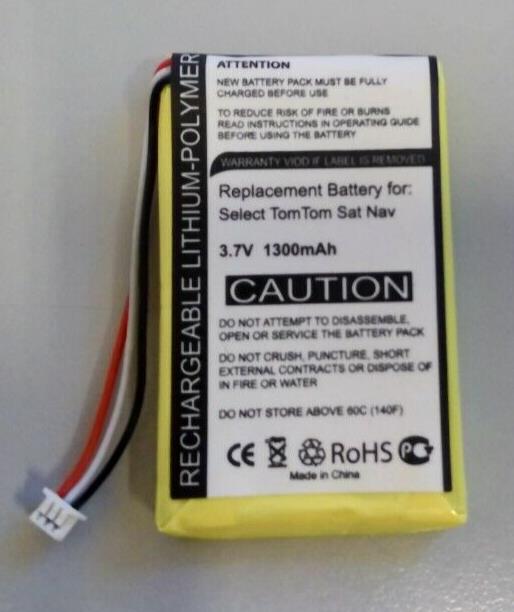 Battery for TOMTOM Go530 1300 mAh