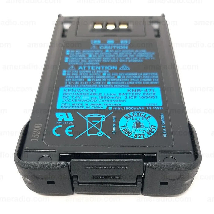 Kenwood KNB-47L 1950mAh Li-Ion Battery Used