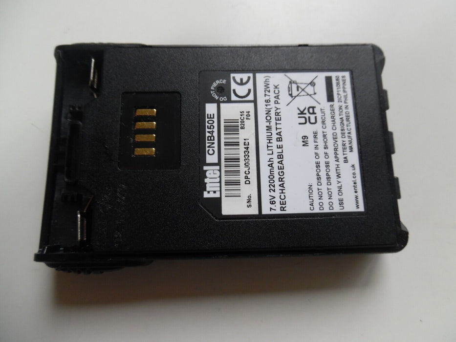 ENTEL CNB450E 2200mAh LI-ION BATTERY PACK FOR HX400 SERIES RADIOS