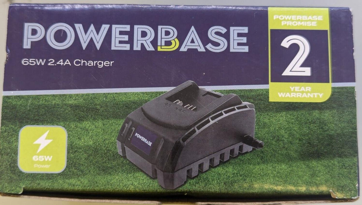 Powerbase 65w 2.4A Battery Charger B0Q-SP06-20ZB 620674 for Compatible Batteries