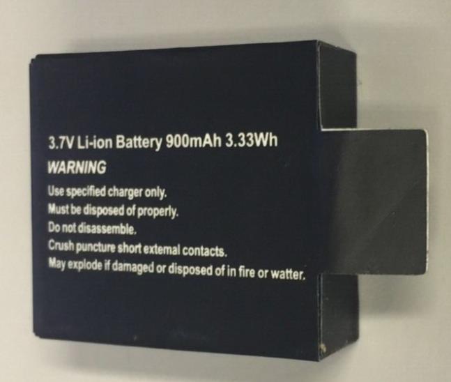Battery Raplacement for SJCAM SJ4000 Li-ion Camera Battery 3.7V 900mAh