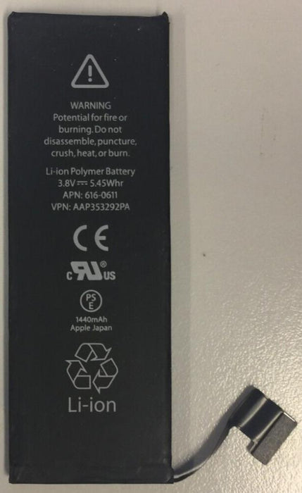 Battery For iPhone 5 Replacement 1445mAh USED