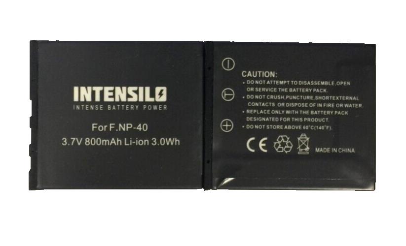 Replacement Battery for Fujifilm NP-40 780mAh