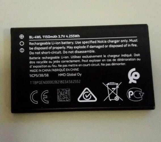 BL-4WL Replacement Battery For Nokia 215 220 225 230 5310 3310