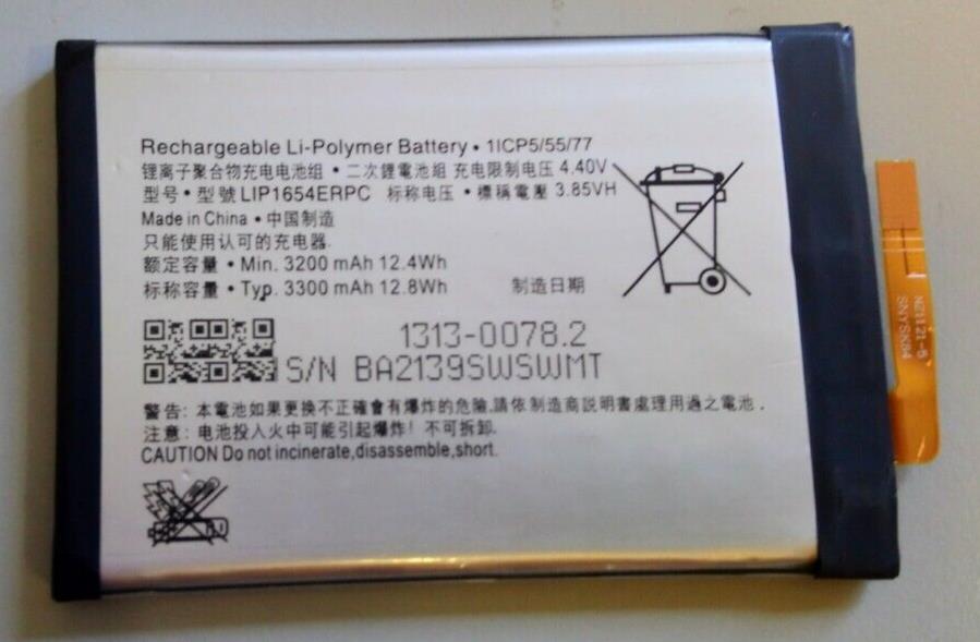 Replacement Battery Sony Xperia L3 LIP1654ERPC 3300mAh I3312 I4312 I4332 I3322