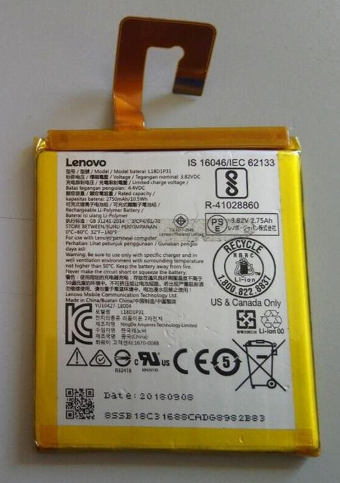 Lenovo Replacement Battery L18D1P31 (2750mAh) For TAB E7