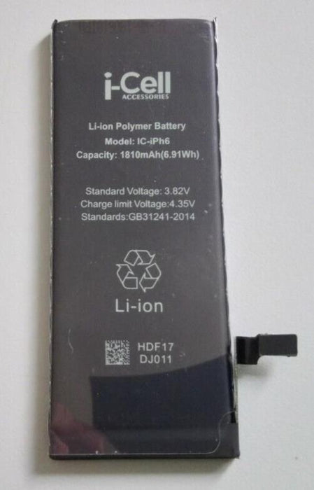 i-Cell New Replacement battery for Apple iPhone 6G (1810mAh)