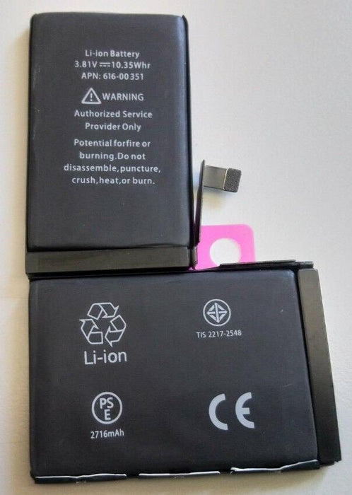 For iPhone X Replacement Battery (2716mAh) 616-00351