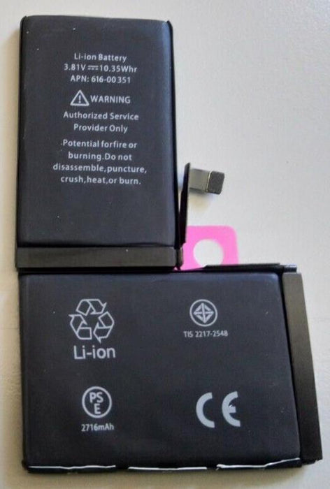 For iPhone X Replacement Battery (2716mAh) 616-00351