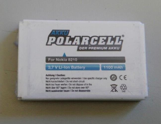 Battery for Nokia 8210 8850G 8850 8390 6590i 5210 8270 8250 8290 8310 (1100mAh)