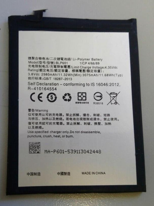 NEW 2980mAh BLP601 Battery For OPPO A59 A59M A59S A53 A53T A53M F1S Mobile Phone