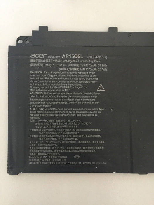 Battery AP1505L ACER Swift 1 SF114-32-N14Q Swift 5 SF514-51 SF515-51T