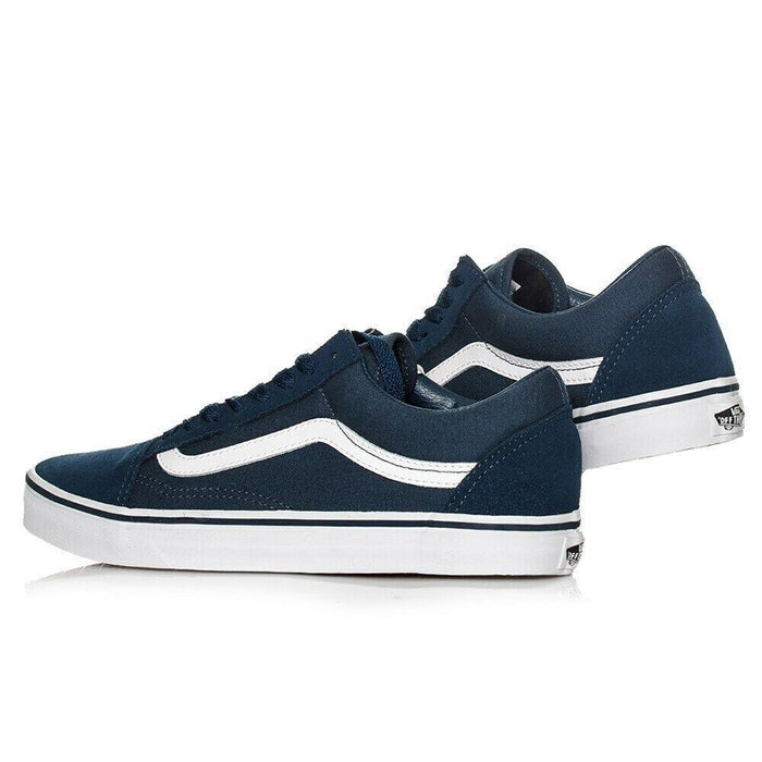 Vans 'Old Skool' Suede - Blue & White Trainers UK 8