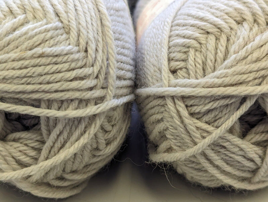 2x Sirdar Country Classic Double Knitting 50g Wool Yarn - 862 Dove Grey