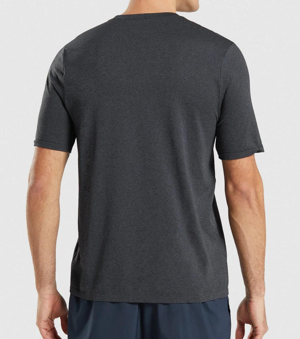 Gymshark Arrival Seamless T-Shirt - Black Marl S