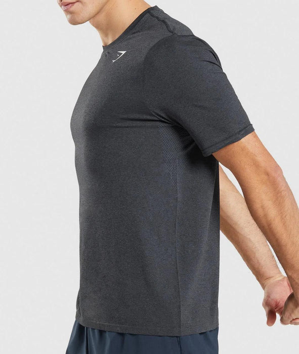 Gymshark Arrival Seamless T-Shirt - Black Marl S