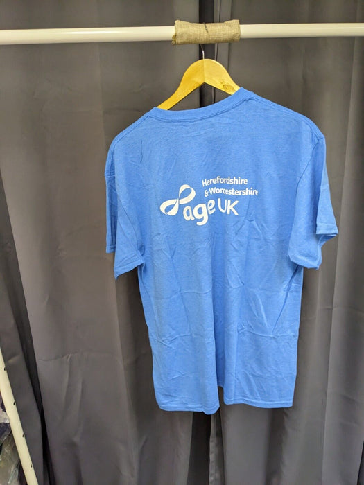 Age UK T Shirt Blue Large