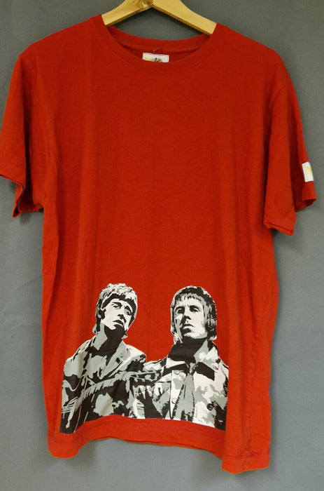 A Girl Calleo Sally - Noel & Liam Gallagher T-Shirt - Red - Large