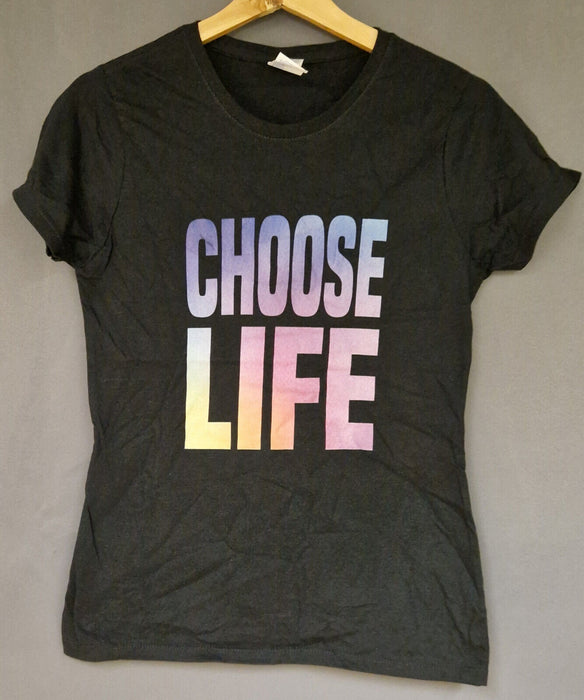 Choose Life Multi Coloured T-Shirt - Womens Large