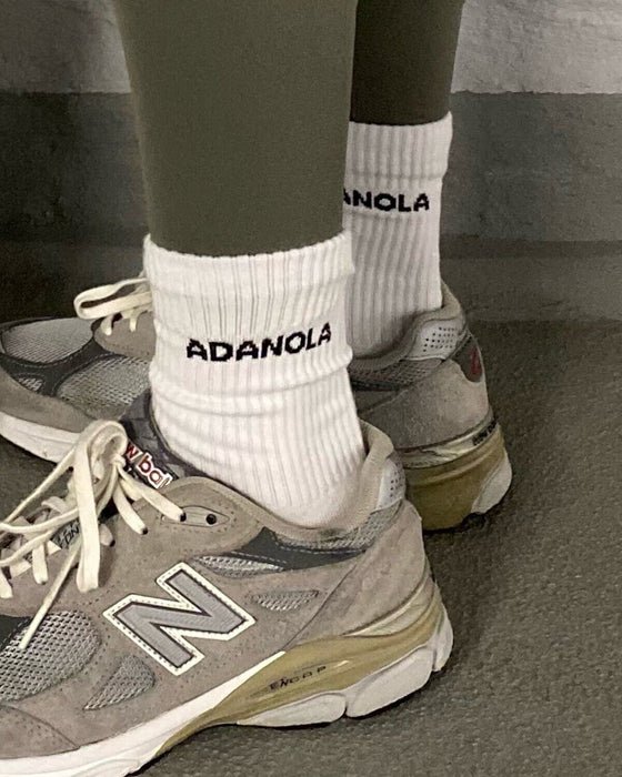 ADANOLA Socks - White - One Size