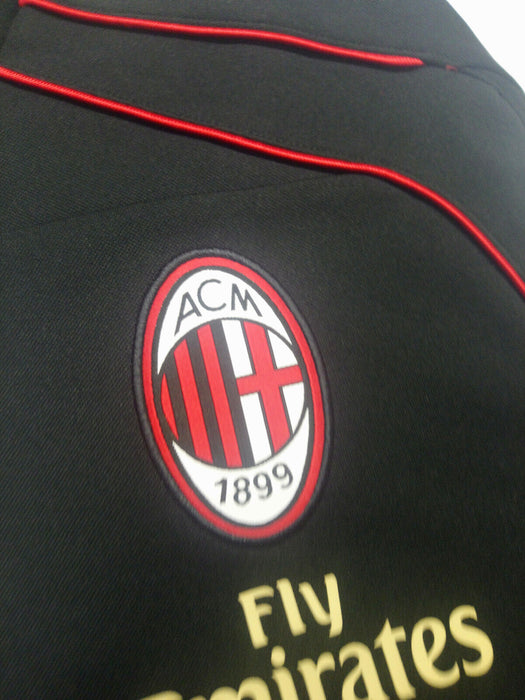 AC Milan Adidas Football Black Jumper UK38/40