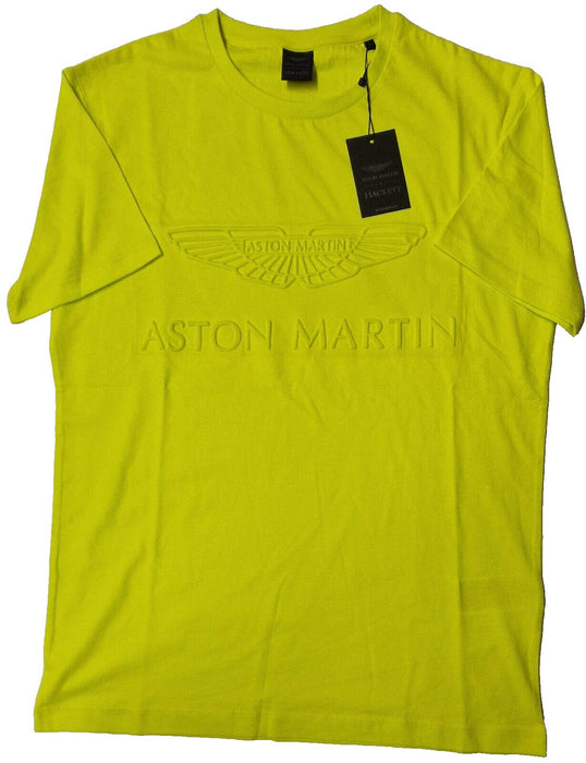 Hackett London Aston Martin T Shirt - Yellow Medium