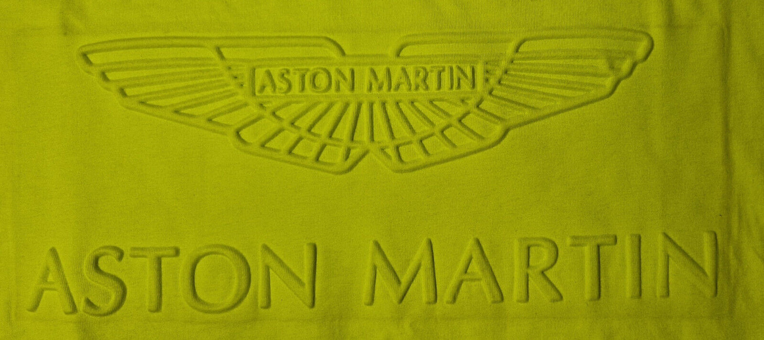 Hackett London Aston Martin T Shirt - Yellow Large