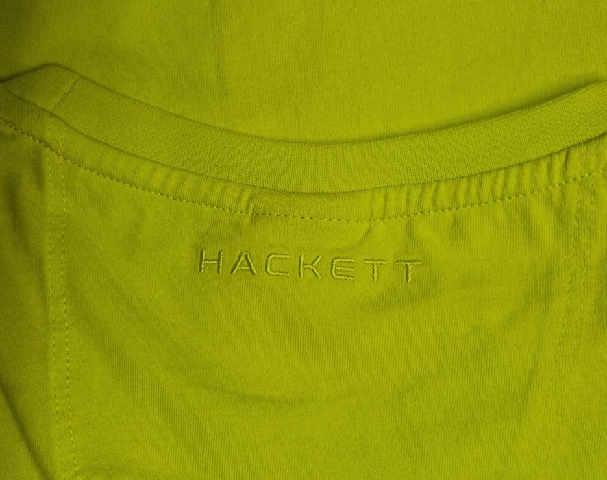 Hackett London Aston Martin T Shirt - Yellow Large