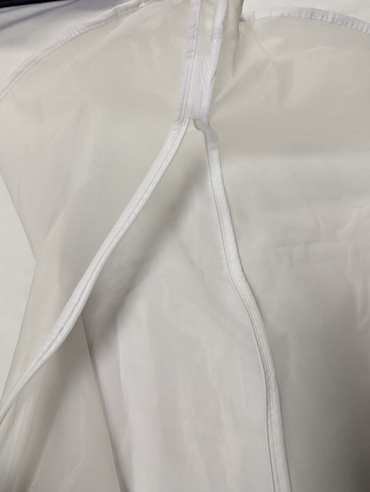 3 Pack of White Suit Bags 46"