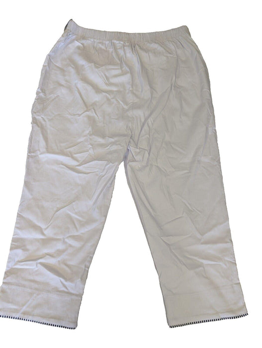 Womans White Trousers Size 24