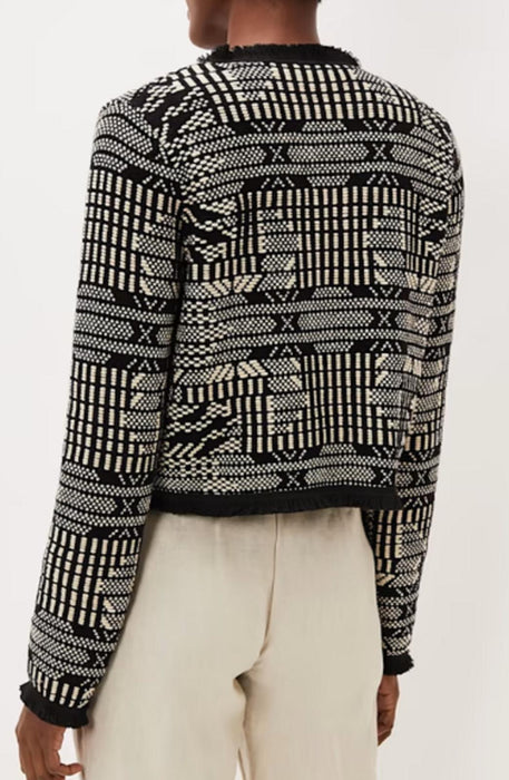 Phase Eight Samie Ikat Knitted Jacket - UK16