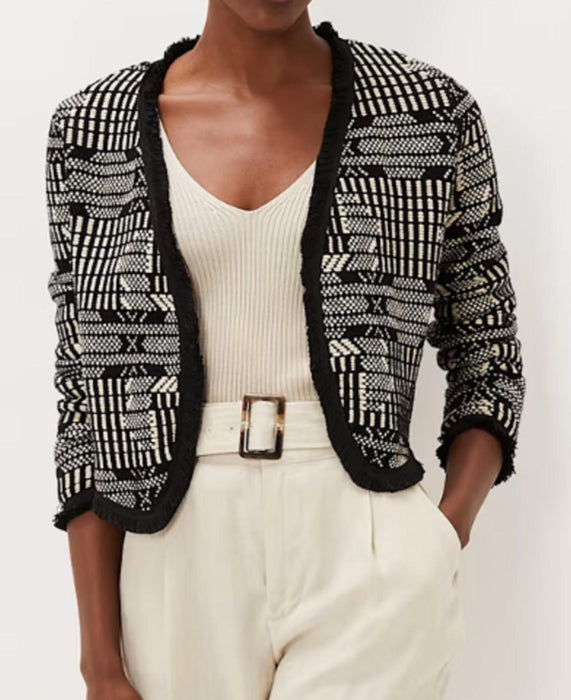 Phase Eight Samie Ikat Knitted Jacket - UK16