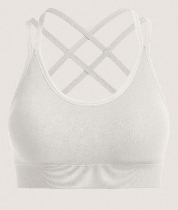 Shein Yoga Sxy Crisscross Back Sports Bra - Medium (10)