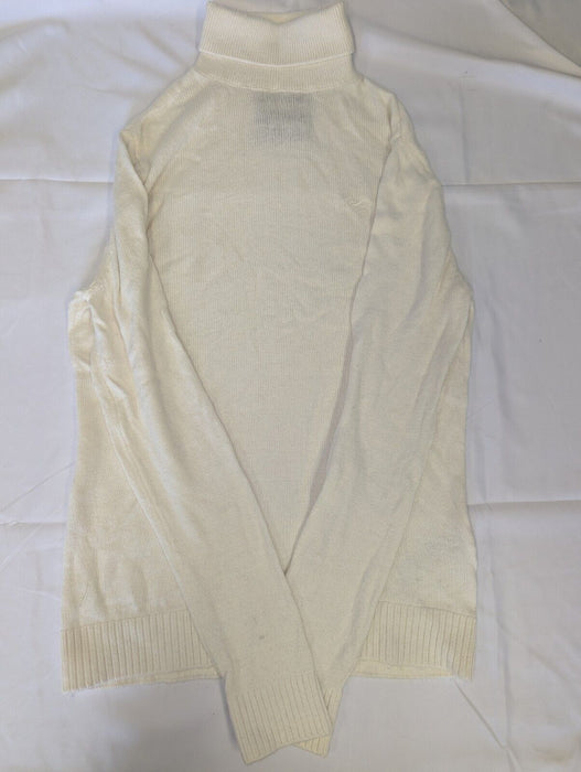 Hollister White Turtle Neck Small