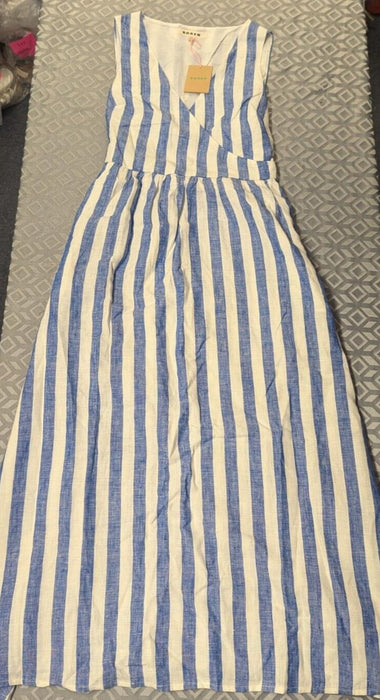 Boden Blue/White Stripe Dress UK14r