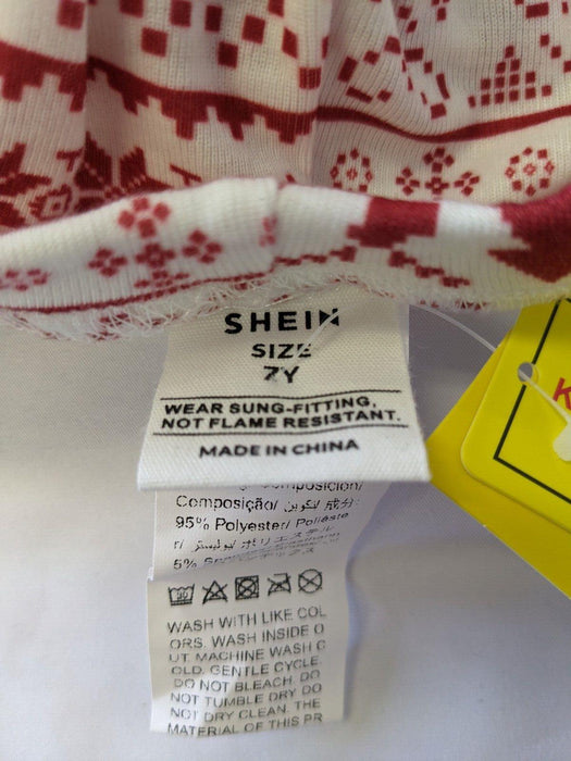 Shein Kids Christmas Pyjamas Size 7 Years