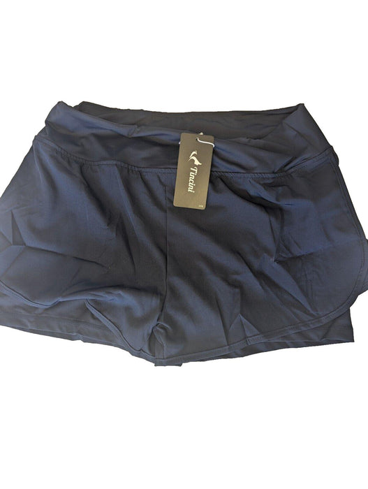 Tincini Womans 2 in 1 Navy Shorts XXL