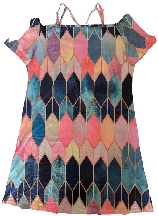 Womens Multi Coloured Dress - XLarge