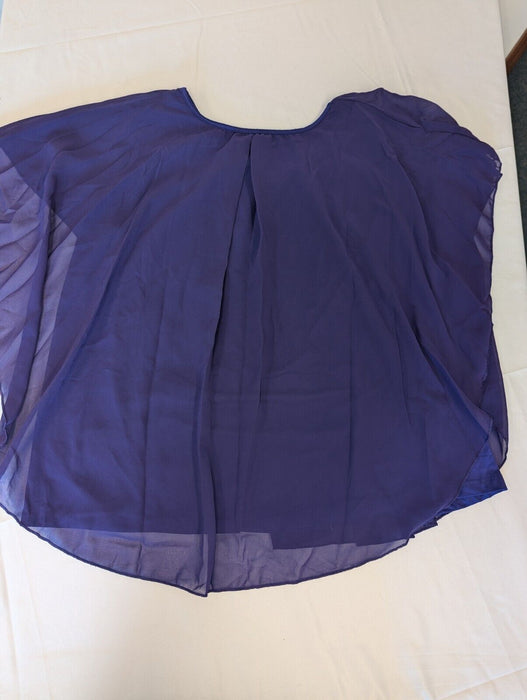 SHEIN LUNE Plus Solid Pleated Top 2XL