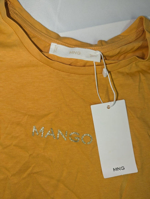 Mango Tshirt Orange Small