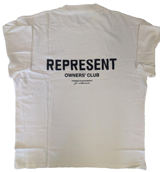 Represent Owners Club White T-Shirt - Large