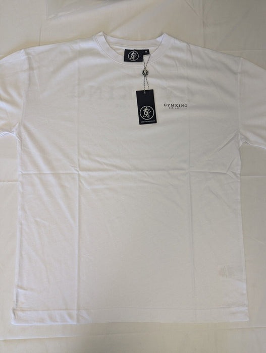 Gym King Established White Tshirt Medium