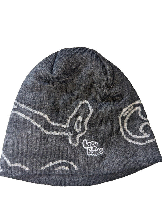 Lazy Bones Grey Beanie