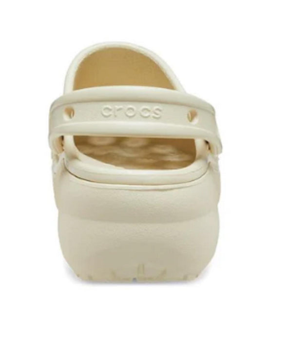 Classic Crocs Platform Clog Wedge - Bone - UK3