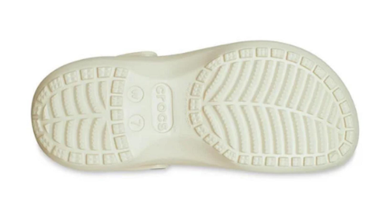 Classic Crocs Platform Clog Wedge - Bone - UK3